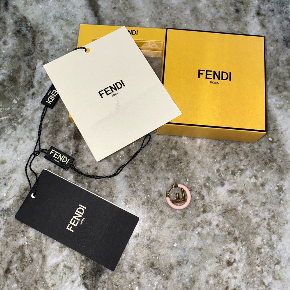 FENDI Mini Logo Earring